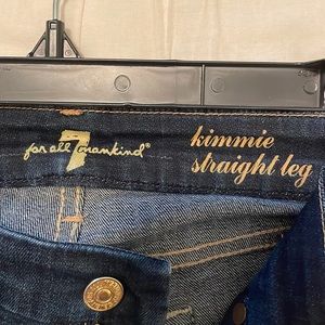 7 For all Mankind - women’s jeans - Kinmie straight Leg - size 24
